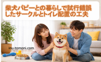 柴犬パピーとの暮らしで試行錯誤したサークルとトイレ配置の工夫