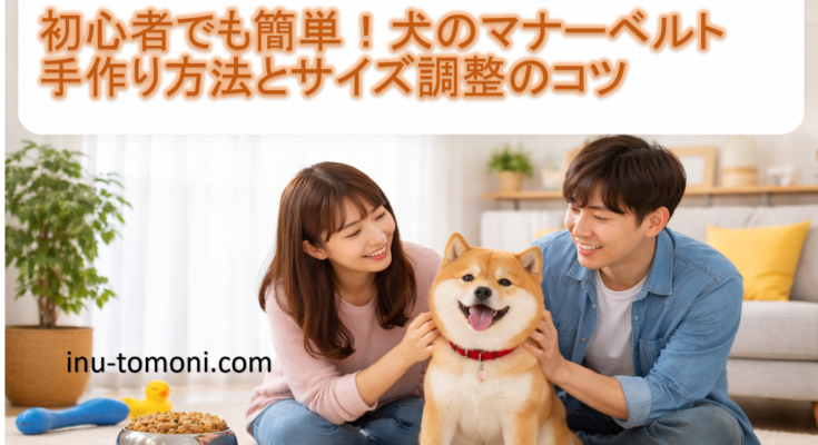 初心者でも簡単!犬のマナーベルト手作り方法とサイズ調整のコツ