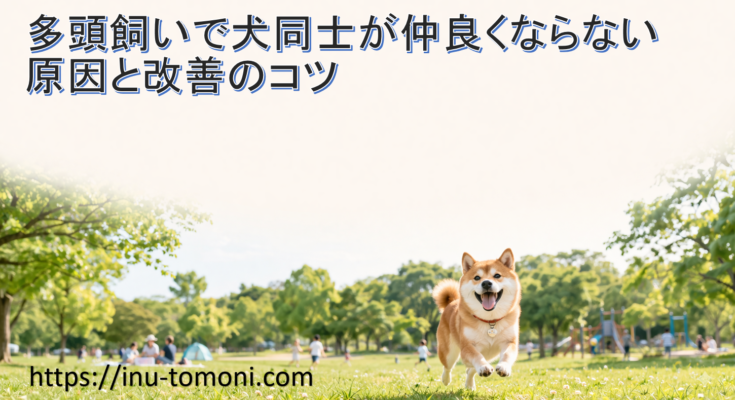 多頭飼いで犬同士が仲良くならない原因と改善のコツ