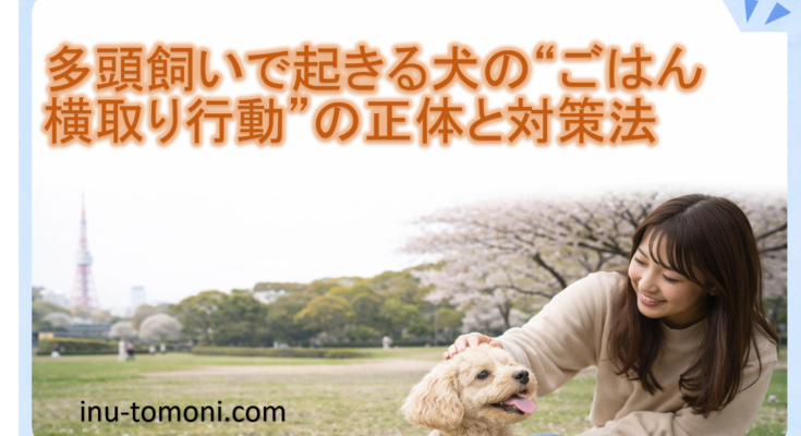 多頭飼いで起きる犬の“ごはん横取り行動”の正体と対策法