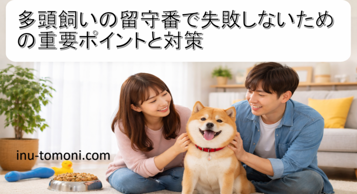 多頭飼いの留守番で失敗しないための重要ポイントと対策