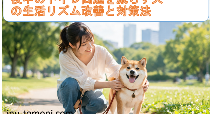 夜中のトイレ問題を減らす犬の生活リズム改善と対策法